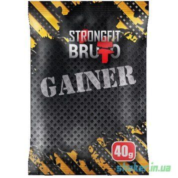 Гейнер для набора массы Strong FIT Gainer 40 г ванiльний