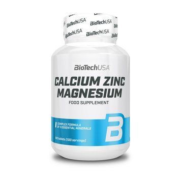 Кальций цинк магний BioTech Calcium Zinc Magnesium (100 таб)