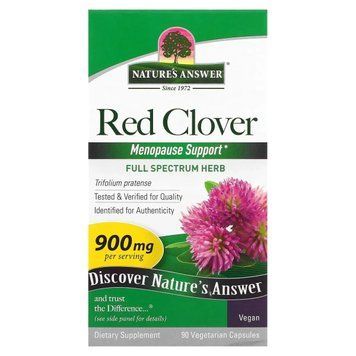 Червона конюшина, Nature's Answer, 900 мг, 90 капсул на рослинній основі