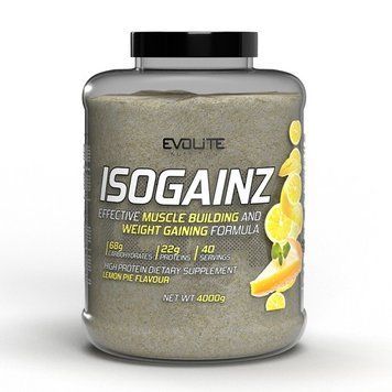 Гейнер для набору маси Evolite Nutrition IsoGainz 4000 г lemon pie