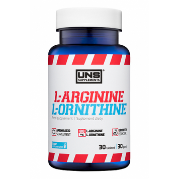 Л-Аргінін L-Arginine and L-Ornithine 30 таблеток