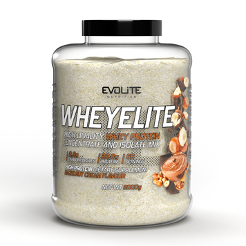Сывороточный протеин Evolite Nutrition WheyElite 2000 г hazelnut cream