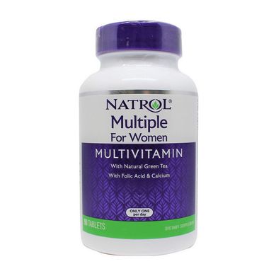 Вітаміни для жінок Natrol Multiple For Women With Folic Acid & Calcium (90 таб)