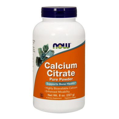 Кальций цитрат Now Foods Calcium Citrate 227 г