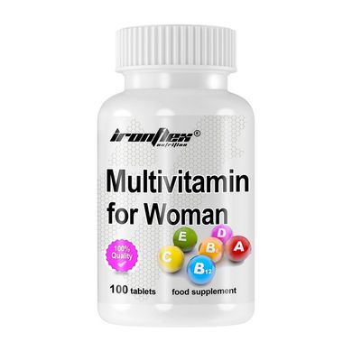 Вітаміни для жінок IronFlex Multivitamin for Women 100 таблеток