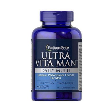 Витамины для мужчин Puritan's Pride Ultra Vita Man Time Release (90 таб)