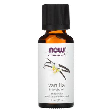 Эфирное масло ванили и жожоба Now Foods (Essential Oils Vanilla Jojoba Oil) 30 мл