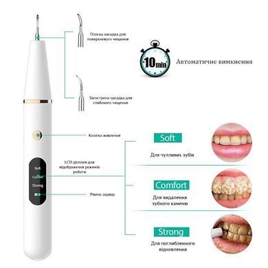 Ультразвуковий скалер Teeth Cleaner HY-46 &ndash; прилад для видалення зубного каменю та нальоту