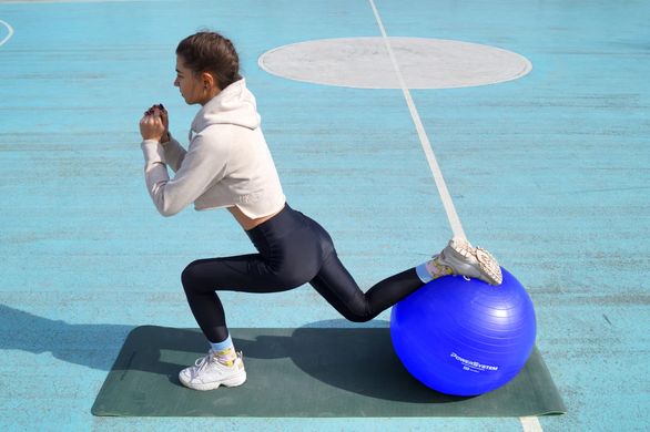 М'яч для фітнесу і гімнастики Power System PS-4012 65 cm Blue