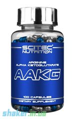 L-аргинин альфа-кетоглютарат Scitec Nutrition AAKG (100 капс) аакг скайтек нутришн