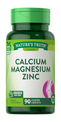 Кальцій магній цинк Nature's Truth Calcium Magnesium Zinc 90 капсул