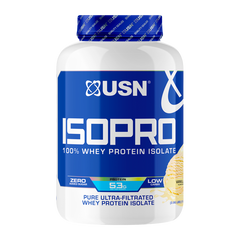 Сывороточный протеин изолят USN IsoPro 100 % Whey Protein Isolate 1800 г vanilla