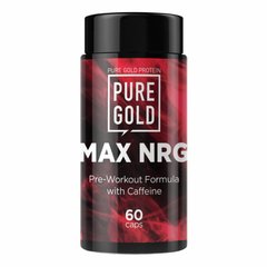 Предтренировочный комплекс Pure Gold Max NRG 60 капсул
