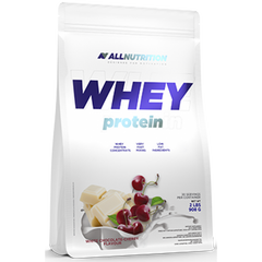 Сироватковий протеїн концентрат AllNutrition Whey Protein (900 г) White Chocolate Cherry