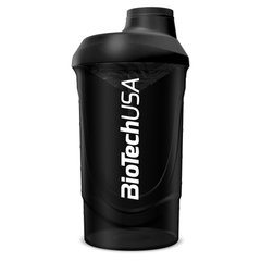 Спортивный шейкер BioTechUSA Wave Shaker 600 мл Black