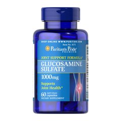 Глюкозамин сульфат Puritan's Pride Glucosamine Sulfate 1000 mg (60 caps) пуританс прайд