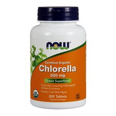 Хлорелла Now Foods Chlorella 500 mg (200 таб)