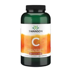 Вітамін C Swanson Vitamin C With Rose Hips 250 капсул