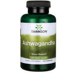 Ашваганда Swanson Ashwagandha Extract 450 mg 60 капсул