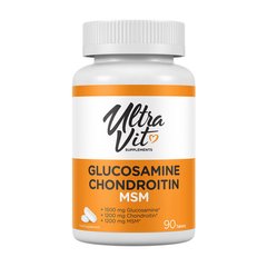 Глюкозамін хондроїтин МСМ VP Lab Ultra Vit Glucosamine & Chondroitin MSM 90 таблетокs