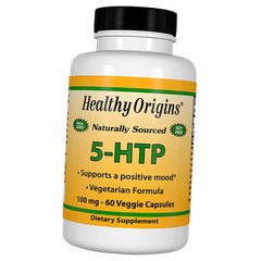 5-гідрокситриптофан Healthy Origins 5-HTP 100 мг 60 капсул