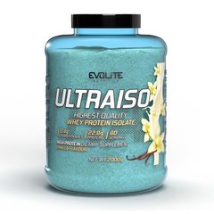Сироватковий протеїн ізолят Evolite Nutrition UltraIso 2000 г vanilla