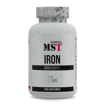 Железо Бисглицинат MST Iron Bisglycinate 120 капсулы
