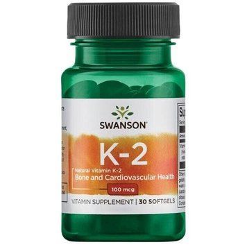 Витамин К2 Swanson K2 100 mcg 30 капсул