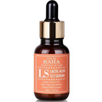 Сыворотка-пилинг для лица с молочной кислотой Cos De Baha Lactic Acid 12.5% Face Peel Serum with HA 30ml