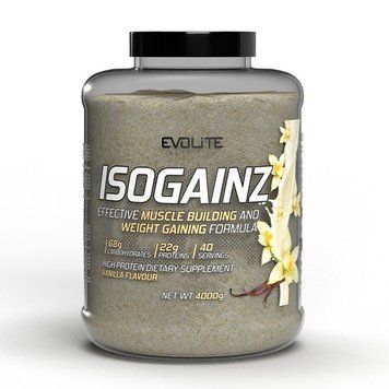 Гейнер для набора массы Evolite Nutrition IsoGainz 4000 г vanilla