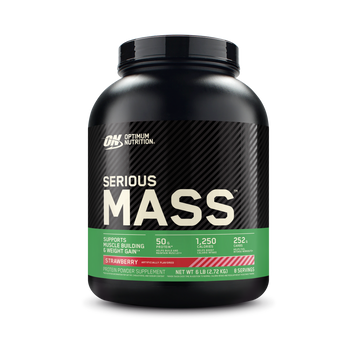 Гейнер для набора массы Optimum Nutrition Serious Mass 2720 г strawberry