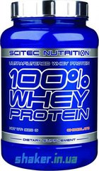 Сироватковий протеїн концентрат Scitec Nutrition 100% Whey Protein (920 г) peanut butter