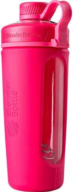 Спортивна пляшка-шейкер BlenderBottle Radian Glass 28oz/820ml Pink (Скло) (ORIGINAL)