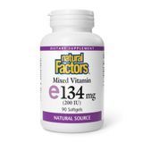 Змішаний вітамін Е Natural Factors Mixed Vitamin E 134 mg (200 IU) 90 м&rsquo;яких капсул