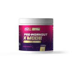 Предтренировочный комплекс 10x Nutrition Pre-Workout X-mode (210 г) fruit punch