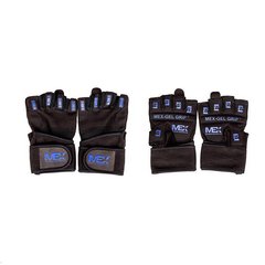 Рукавички в зал для фітнесу MEX Nutrition Gel Grip Gloves M