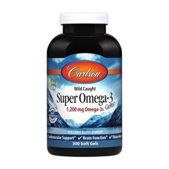 Омега 3 Carlson Labs Super Omega 3 1200 mg 300 капсул