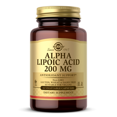 Альфа-липоевая кислота Solgar Alpha Lipoic Acid 200 mg (50 капсул) солгар
