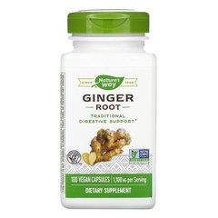 Корінь імбиру, Ginger Root, Nature's Way ,, 550 мг, 180 капсул