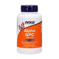 L-альфа-гліцерілфосфорілхолін Now Foods Alpha GPC (60 капс)