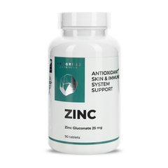 Цинк глюконат Progress Nutrition Zinc Gluconate 25 mg 90 таблеток