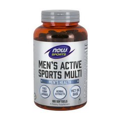 Витамины для мужчин Now Foods Men's Active Sports Multi (180 капс)