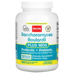 Пробиотик Jarrow Formulas (Saccharomyces Boulardii + MOS) 5 млрд КОЕ 180 капсул