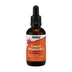 Рідкий Вітамін Д3 Now Foods Liquid Vitamin D-3 (59 мл)