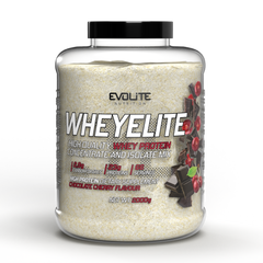 Сироватковий протеїн Evolite Nutrition WheyElite 2000 г chocolate cherry