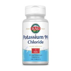 Калий глюконат KAL Potassium Chloride 99 100 таблеток