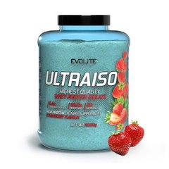 Сывороточный протеин изолят Evolite Nutrition UltraIso 2000 г strawberry