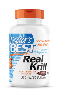 Масло криля Doctor's Best Real Krill Oil 350 mg 60 капсул