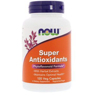 Антиоксиданты супер, Antioxidants, Now Foods, 120 вегетарианских капсул