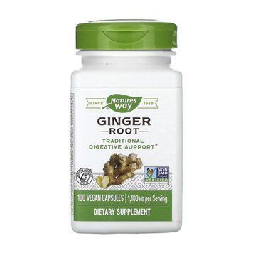 Корінь Імбиру Nature&rsquo;s Way Ginger Root 100 Вег. Капсул